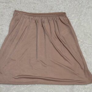 Vtg Vassarette Vintage Nude Half Slip Bridal Liner Wedding Guest Underskirt Soft